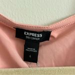 EXPRESS NWT Body Contour Silky Wrap Tank Top Shell Coral Peach Sz L Photo 8