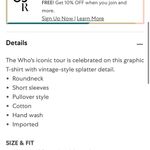 Chaser  The Who Live In Concert '82 T-Shirt Photo 11