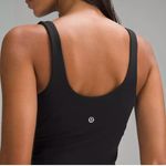 Lululemon Align Women’s Sz 8 Black Light Support A/B Cup Tank Top Photo 2