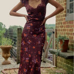 Free People  Butterfly Babe Cutout Maxi Dress Size Small Photo 0