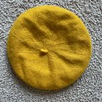 Brontë Flo Sunset Yellow Wool Beret Photo 0