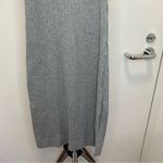 Banana Republic Petite Midi Ribbed Tank Sweater Dress in Gray Photo 2