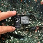 Windsor Floral Smocked Long Sleeve Crop Top | Deep V-Neck Open Back Tie | Size M Photo 2