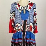 Farm Rio  Patchwork Tie Tassel Tunic Photo 0