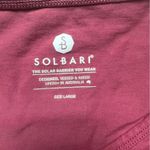 Eddie Bauer Solbari Dark Pink Rosewood UPF 50+ Cotton Bamboo Long Sleeve Swing Top - Large Photo 3