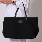 Cleobella Canvas Large Black Tote Bag Photo 1