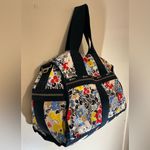 LeSportsac Rare HTF  Women's Large Weekender Tote Duffle Bag in Ocean Blooms Bag Photo 1