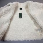 Wild Fable Jacket Womens XXS Off White Neutral Faux Shearling and Suede Crop NWT Photo 8