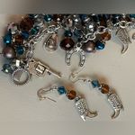 Cowgirl Up Glitzy Charm Bracelet & Earring Set Sparkle n Shimmer Photo 4