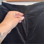 Talbots Black Velvet Wide Leg Cropped Trouser Dress Pants Womens 10 Preppy Photo 7