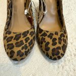 Merona new 7 1/2 animal print 3 1/2 inch heel faux suede pump 2677 Photo 4