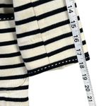 A.v.v. Standard Michel Clan Knit Blazer Jacket Small Black Striped Career Luxury Photo 9