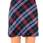 ZARA Multicolor Plaid Checkered Straight Pencil Preppy School Girl Mini Skirt XS Photo 0