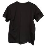 Mister New York Size S Black Contrast White Stitch Cotton Short Sleeve T Photo 2