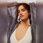 Free People NWT Shimmer Stripe Kimono Color: Silver Size All Photo 3