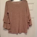 Twenty Second  Tan Ruffle Sleeve Blouse Photo 3
