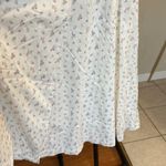 House Of CB 'Tallulah' White Floral Puff Sleeve Midi Dress NWOT L Photo 9