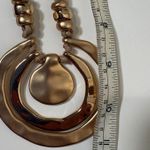 ST THOMAS Layered Pendant Necklace Gold Tone Beaded Cord Boho Statement Photo 5