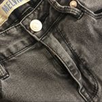 Brandy Melville  Moto Zip Faded Black Skinny Jeans Photo 4