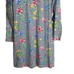 Ibkul ladies athletic long sleeve crew dress in Johanna floral sun protection S Black Photo 2