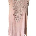 Vocal  pink thermal studded tank Large Photo 0