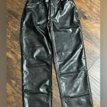 Abercrombie & Fitch Vegan Leather Pants - Black size 27 / 4 Photo 0