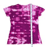 John Deere DIY Tie-Dye Pink White T-Shirt Size Medium Country Americana Boho Photo 2