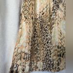 Coral Bay Size Petite Large Snake Print Tan Coral Skort Photo 3