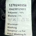 Commence Women's Black Rib Knit High Neck Long Sleeve Crop Shirt Sweater Top S Photo 3