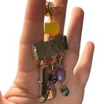 Chandelier Dangle Jeweled Earrings Multi Photo 3