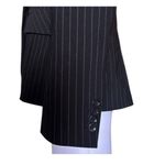 Ann Taylor sport coat 12 black pinstripe blazer lightweight classic jacket Photo 3