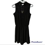 Maurice's Maurice’s XS black jumper button back sheer lace crochet front sleeveless NWT Photo 11