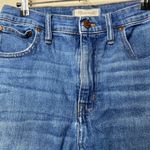 Madewell  The High Rise Slim Crop Boyjean Denim Jeans Medium Wash Size 28 Photo 4