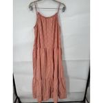Wonderly  Midi Dress Women XL Coral Tiered Beach Prairie Peasant Coquette Western Photo 1