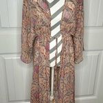 Sandy & Sid  Paisley Kimono with Tie Waist Photo 0