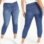 Levi's Levi’s Blue Denim High Rise Wedgie Skinny Jeans Curvy Button Fly Size 16 W Photo 1