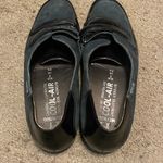 Womens Mephisto Black Faux Suede Leather Slip On‎ Wedge Loafers Size 8.5 Photo 2