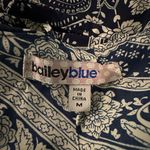 Bailey blue  Spaghetti strap blue paisley bandana maxi dress  Size Medium Photo 2