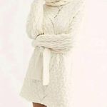 Free People EUC  cable knit cowl neck dress, sz L Photo 2