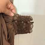 ASOS  Design Kalia Lace Mini Dress Brown Size 6 NWOT– Boho Romantic Party Style Photo 9