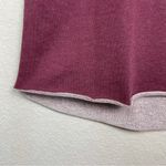 Miami  Heathered Maroon Sweatshirt Tunic with Opaque Jewels on Chest Size M Photo 6