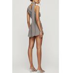 Danielle Guizio GUIZIO Cyrielle Dress, Gunmetal, XXS Photo 3