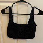 Anthropologie  seamless lace up bralette Photo 2