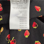 Urban Outfitters Kimchi Blue  Fruit Print Black Red Strappy Dress Deep B-Neck EUC Photo 9