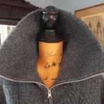 Stylus Charcoal Gray Boucle Teddy Midweight Zip Up Jacket Size XS Photo 7