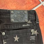 Miss Me Black Star Graphic Skinny Jeans Size 28 Photo 5