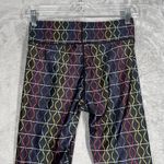 Terez  Leggings Womens Small Rainbow Art Cropped‎ Capri Casual Workout Athleisure Photo 5