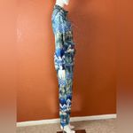 L'ATISTE Blue and Green Patterned Jumpsuit Size Small. E71 Photo 9