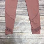 Free People  Movement Withered Rose Rebound Braided Crochet 7/8 Leggings Small Photo 5