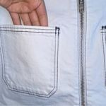 Reformation Anna Denim Miniskirt in Vintage White Size 30 Photo 2